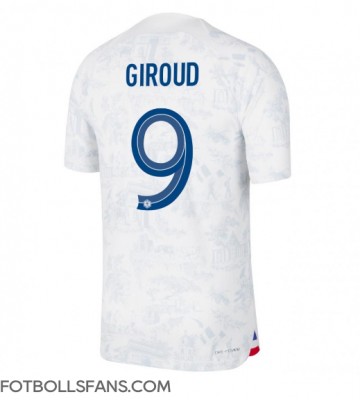 Frankrike Olivier Giroud #9 Replika Bortatröja VM 2022 Kortärmad